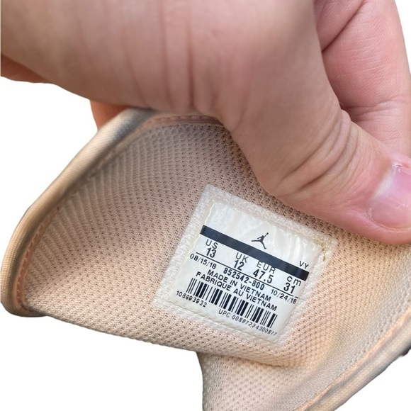 2018 Nike Air Jordan 1 Mid Team Orange Black Size 13 - Picture 10 of 10